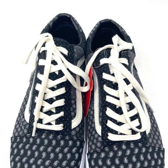 Vans Old Skool Black Womens Size Low Top Skateboarding White Canvas VN0A3WKT9XJ - Picture 5 of 11